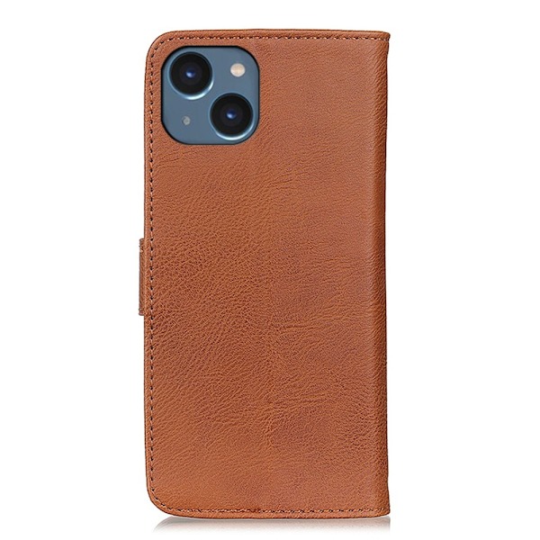 KHAZNEH iPhone 15 Plånboksfodral - Brun Brun