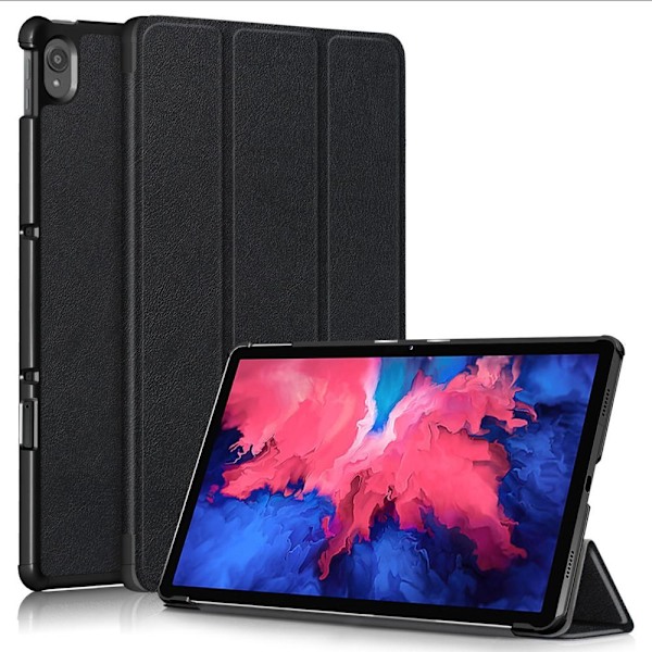 Tri-fold Fodral till Lenovo Tab P11 TB-J606F / P11 Plus - Svart Svart