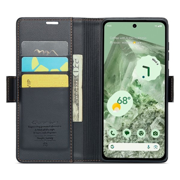 CASEME Retro Pung Taske til Pixel 8a Black