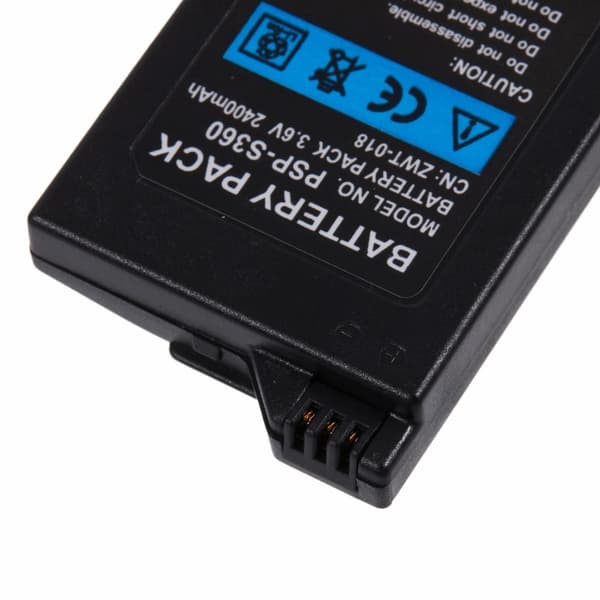 Batteri för Sony Playstation Portable 2000 / 3000 3.6V 2400mAh Svart