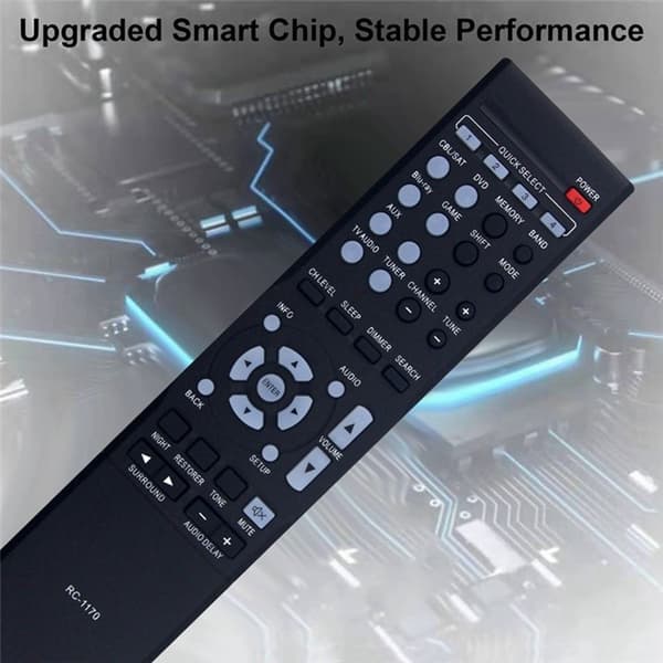 Fjernbetjening Udskiftning RC-1170 til DENON AV Receiver Black