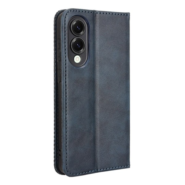Til Samsung Galaxy S25 Edge Stand Phone Case Fuld Protection Pung Cover Blue