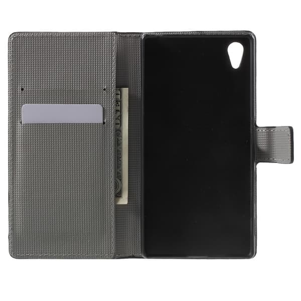 Sony Xperia Z5 Lommebok - deksel Grønn Ugle Black