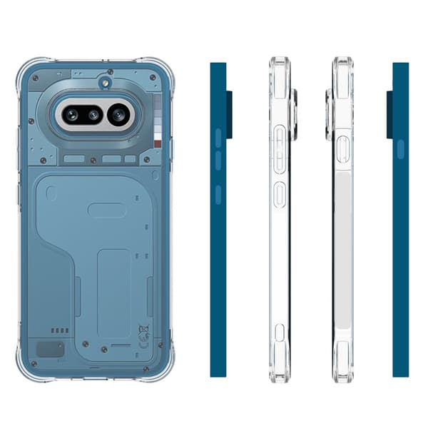 Sklisikkert og Støtsikkert Mobildeksel for Nothing Phone (4a) Transparent