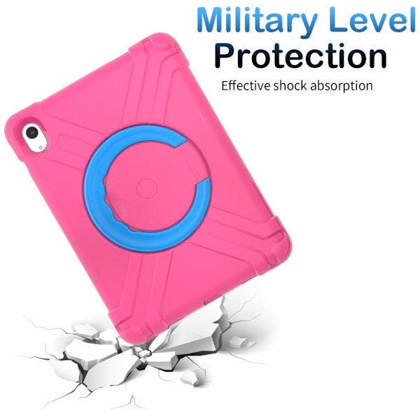 Heavy Duty Armor - deksel til iPad 10.9 2022 Gen 10 - Rosa Pink
