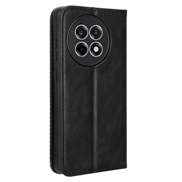För OnePlus 13R Fodral Plånboksfodral Skal Telefonfodral Retro - Svart Svart