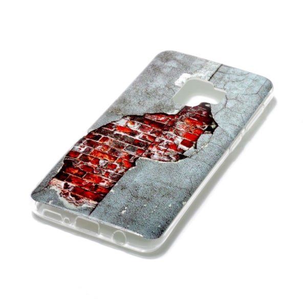 Samsung Galaxy S9 G960 TPU Phone Protection Case - Red Brick Multicolor