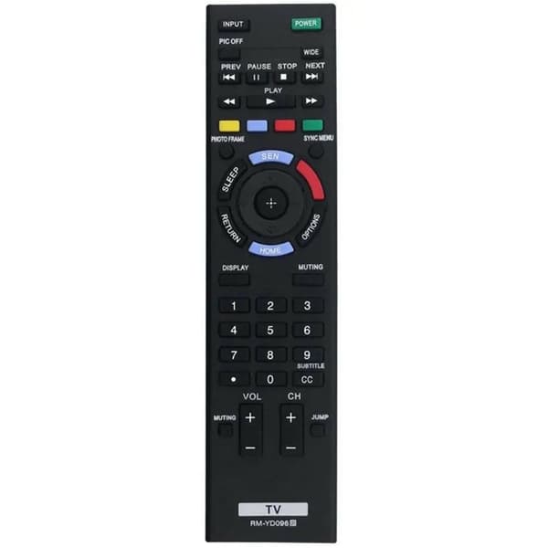 Fjärrkontroll Ersättning för RM-YD096 För Sony TV Svart