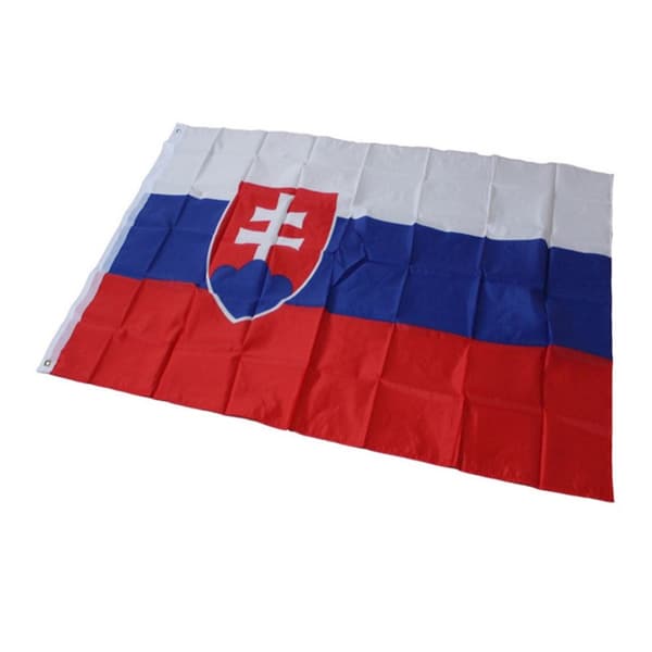 Slovakia Flagg 90x150 cm banner utendørs innendørs festdekorasjon Red