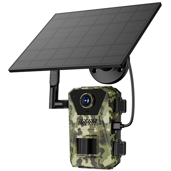 Solar 4G Trail Camera Vandtæt PIR Night Vision HD Jagtkamera Green