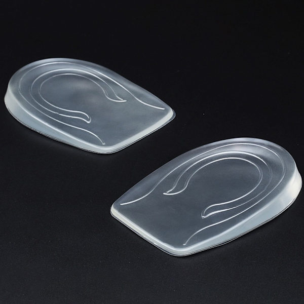 Skoinsats inlägg skolyft Silikon 1 cm inre höjande innersula Transparent