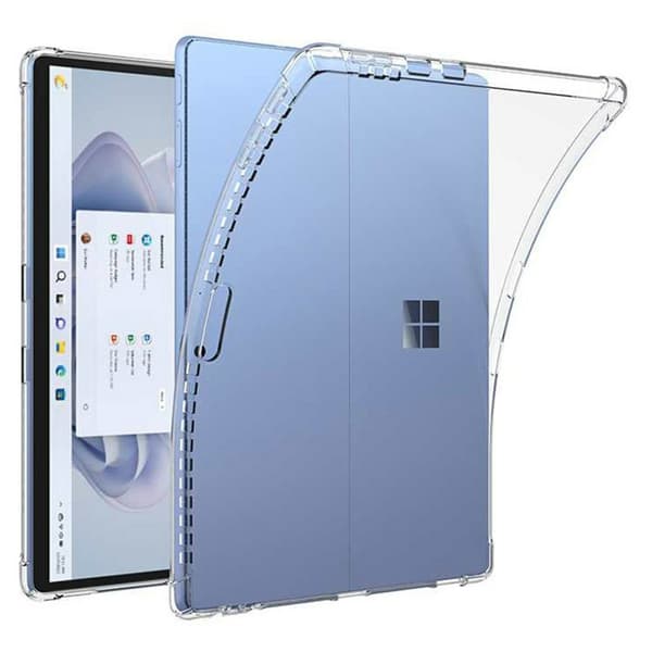 Gjennomsiktig deksel til Microsoft Surface Pro 11 10 9 8 støtsikkert TPU-deksel Transparent