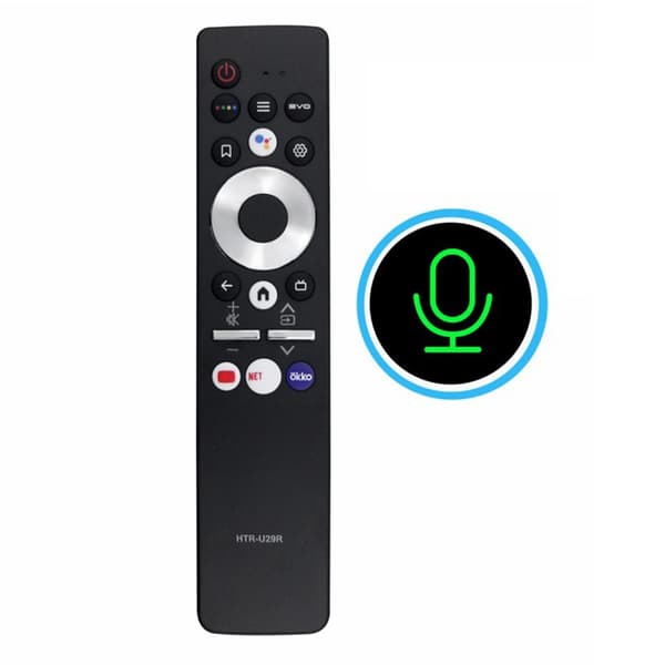 Fjärrkontroll Ersättning HTR-U29R För Haier TV Röststyrd Svart