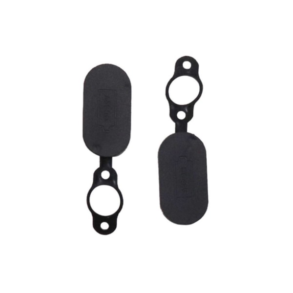 Ladeportdæksel Gummistik til Xiaomi Mijia M365 Scooter - Sort Black