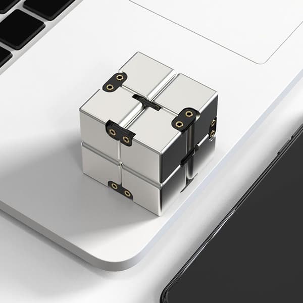 Fidget Toy Stress Relaxation Infinite Cube Flip Cube Blå Blue