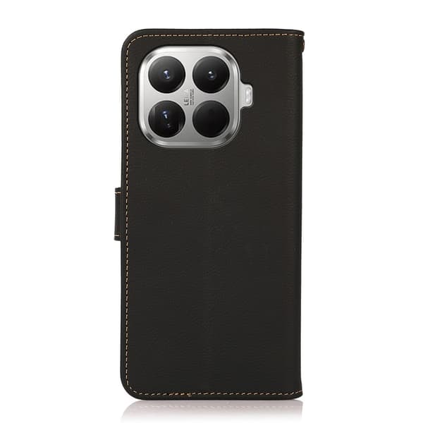 KHAZNEH Til Xiaomi 17T Pro Pungcover i Ægte Læder Black