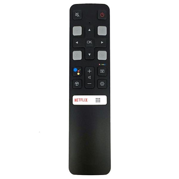 TV fjernbetjening med stemmefunktion Erstatning for RC802V TCL TV - FMR1 Black