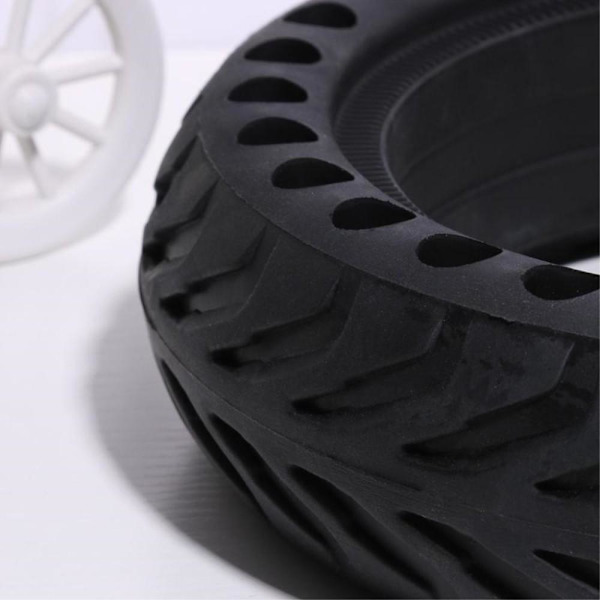 Ingen inflation Honeycomb dæk til Xiaomi Mijia M365 elektrisk scooter 2stk Black
