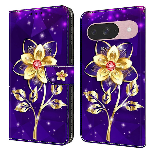 For Google Pixel 10 Pro / 10 / 9 Pro / 9 Wallet Case Pattern Printing PU Leather Flip Stand Phone Cover Multicolor