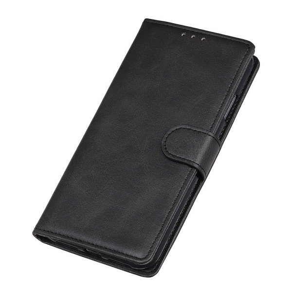 Retro lompakkoteline Xiaomi Redmi Note 10 Prolle - Musta Black