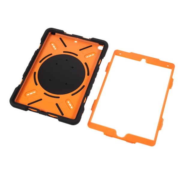 PEPKOO iPad 10.2 2021/2020/2019 Extreme Armor - Svart/Orange Svart