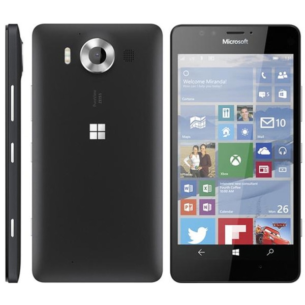 Microsoft Lumia 950 Skærmbeskytter x2 med renseklud Transparent