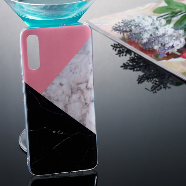 MTK Samsung Galaxy A70 TPU Marmor - Stil D Black