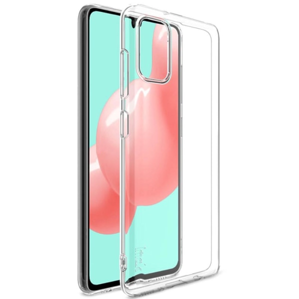 IMAK UX-5 Series TPU Mobiltelefon Cover til Samsung Galaxy A41 Transparent