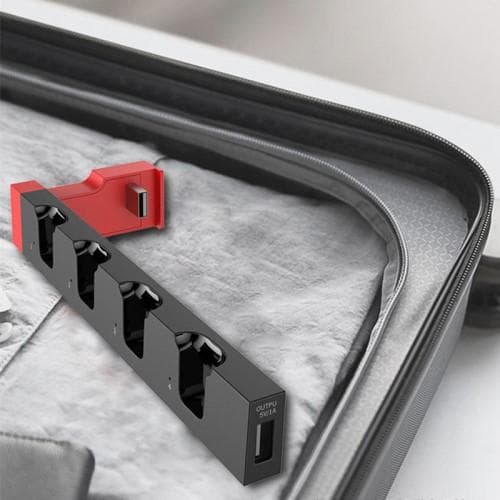 Kompatibel med Nintendo Switch IPEGA JoyCon 4 slots Dock - opladerindikator Black