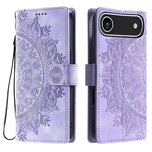 Til iPhone Air Stand Cover Totem Tegnebogsetui Purple