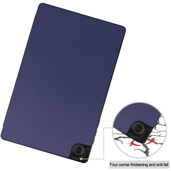 Tri-fold Fodral till Lenovo Tab M10 HD Gen 2 - Mörk Blå Blå