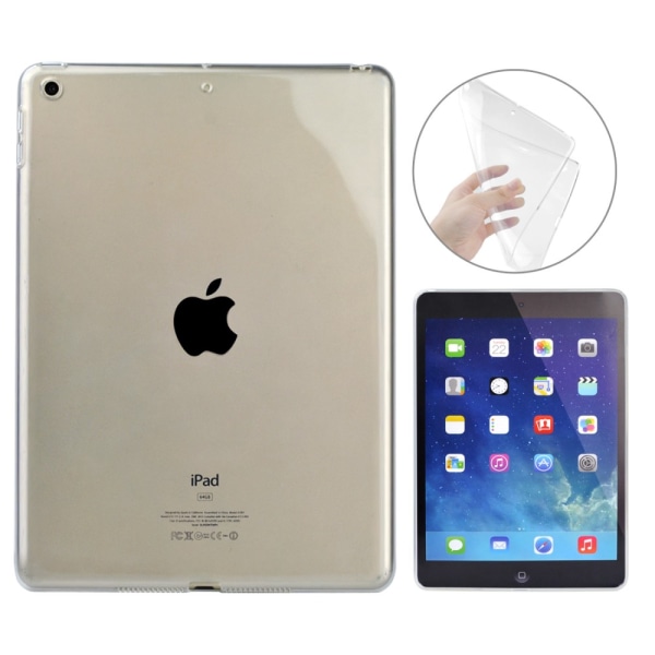 iPad 9,7" 2017 Edition TPU-kansi - läpinäkyvä