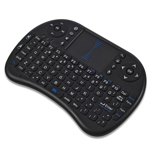 Mini I8 Wirelesss Touchpad-tastatur og mus til pc/tablet/tv-boks