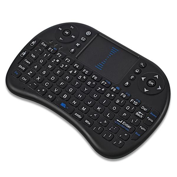 Mini I8 Wirelesss Touchpad-tastatur og mus til pc/tablet/tv-boks