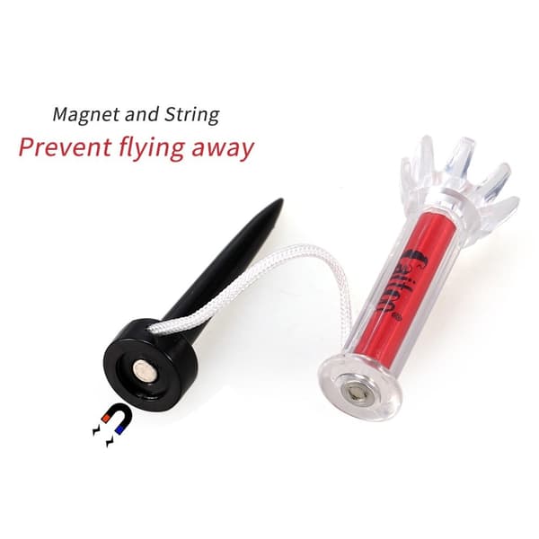 5 st AITON Golf Tees Tee Peg Peggar 90mm Tee Magnetisk Golfboll Hållare Markör multifärg