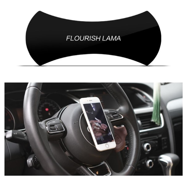 FLOURISH LAMA No Trace Soft Silicone Cellphone Car Holder Mount Desktop Sticker