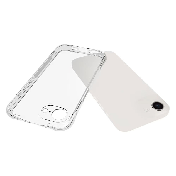 WANLONFENG mobildeksel med skjermbeskytter til iPhone 17e / 16e Transparent