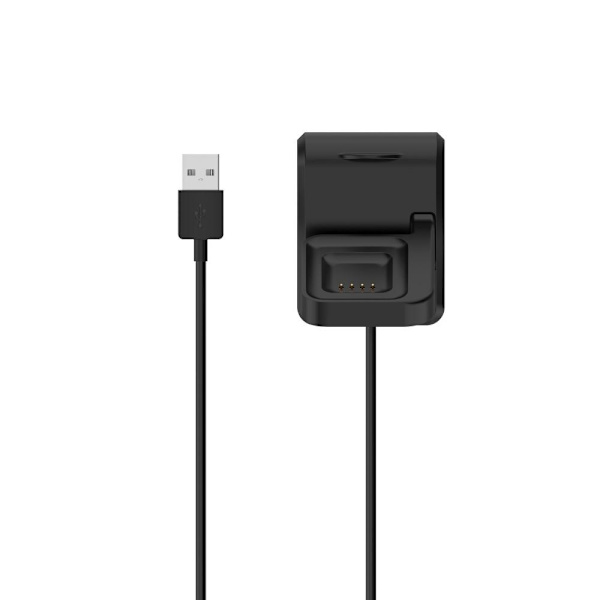 1M USB Charging Cable Dock Holder Stand for Xiaomi Mi Watch Black