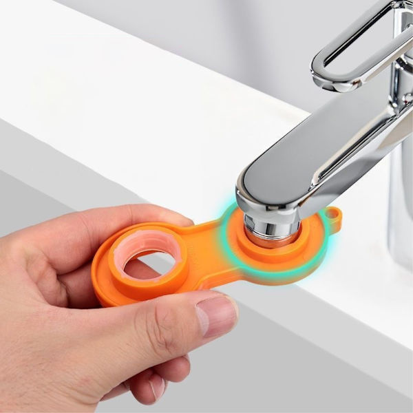 Vandhanenøgle til 20/22/24/28 mm vandhanemundstykke Orange