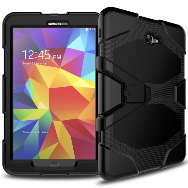 Samsung Galaxy Tab A 10.1" (2016) Kraftig rustningstaske Black