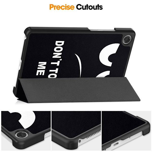 Tri-fold Veske til Lenovo Tab One - Don't Touch Me Multicolor