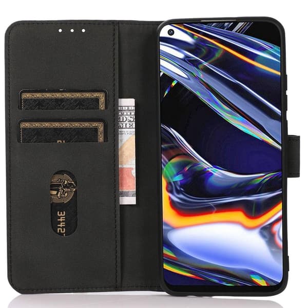 KHAZNEH Retro tegnebogsdæksel til Motorola Moto G32 4G Black