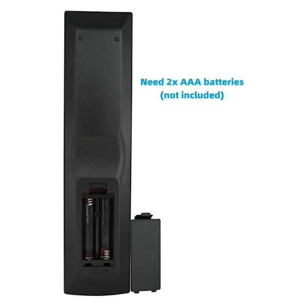 Fjernkontrollerstatning for RAV521 For Yamaha Audio/Video Receiver Black