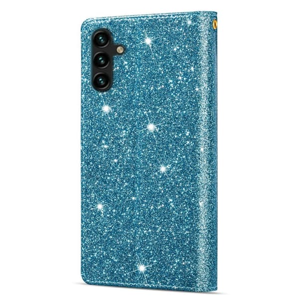 For Samsung Galaxy S25+ Etui Stjernehimmel Gravert Lommebokdeksel Blue