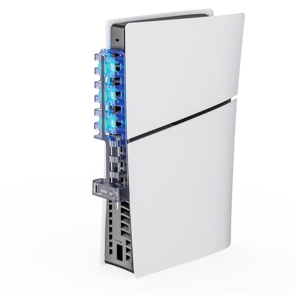 IPEGA kjølevifte til Playstation 5 Slim Spillkonsoll USB - port Transparent