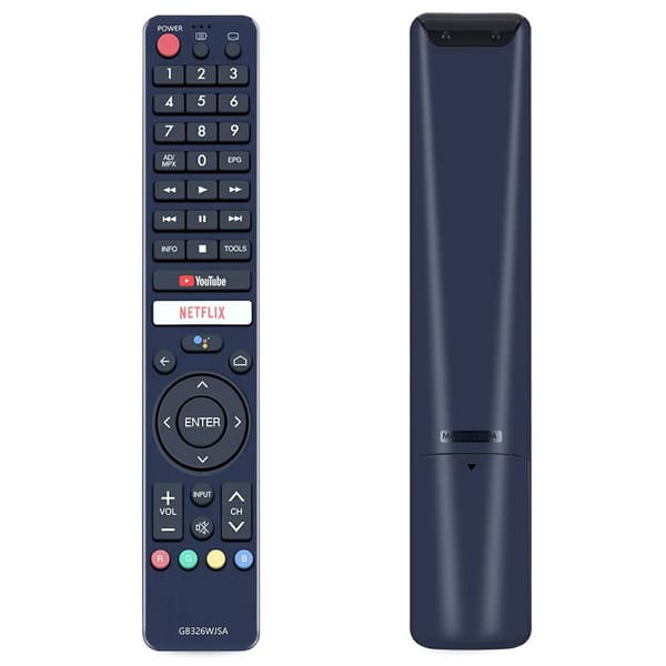TV fjernbetjening Erstatning til erstatning for GB326WJSA til Sharp TV-stemmefunktion Black