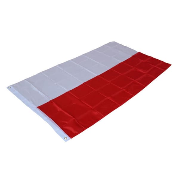 Polen Flagg 90x150 cm banner utendørs innendørs festdekorasjon Red