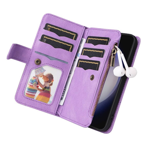 KT multifunktions-serie-5 til Samsung Galaxy S24 telefonetui Purple