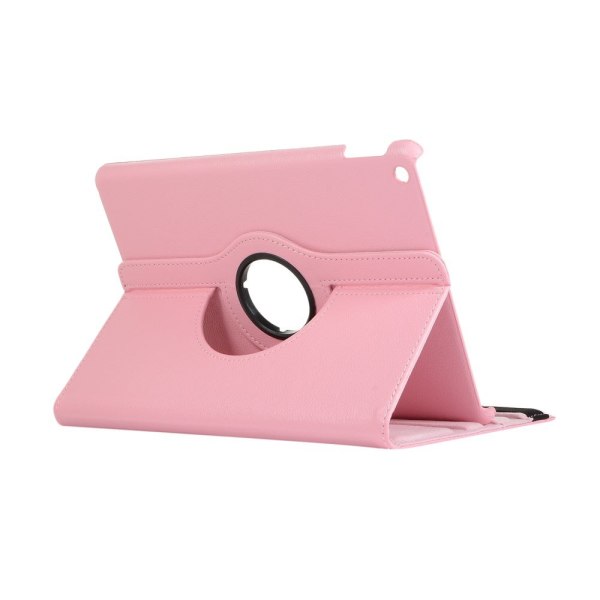 Apple iPad 10.2 2021/2020/2019 Litchi Texture Stand-etui - Lyser Pink