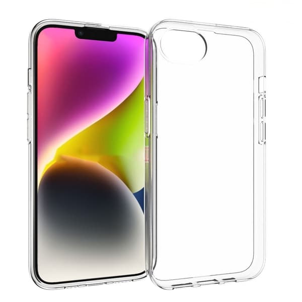 Fodral Skal för iPhone 17e / 16e Stötdämpade Förstärkta hörn TPU Transparent